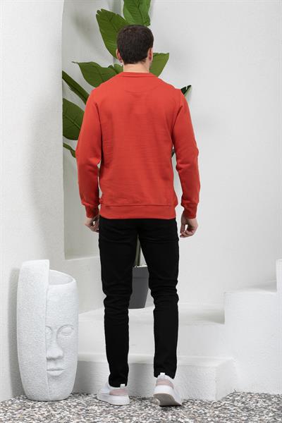 3 İplik Bisiklet Yaka Sweatshirt