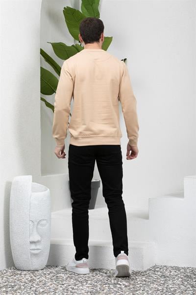 3 İplik Bisiklet Yaka Sweatshirt