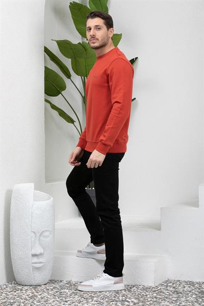 3 İplik Bisiklet Yaka Sweatshirt