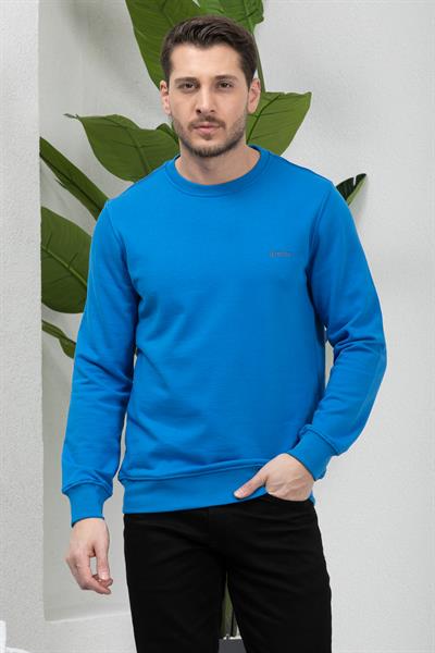 3 İplik Bisiklet Yaka Sweatshirt
