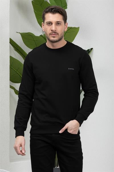 3 İplik Bisiklet Yaka Sweatshirt