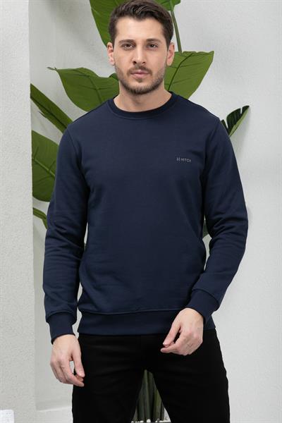 3 İplik Bisiklet Yaka Sweatshirt