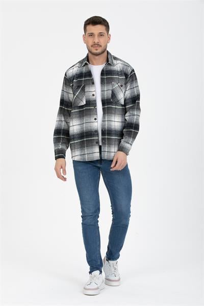 Desenli Oduncu Gömlek