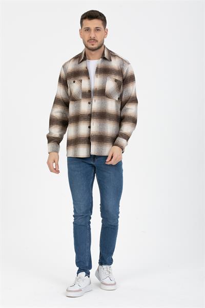 Desenli Oduncu Gömlek