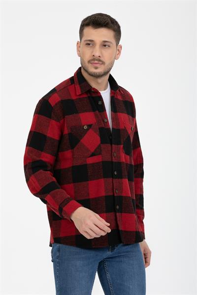 Desenli Oduncu Gömlek