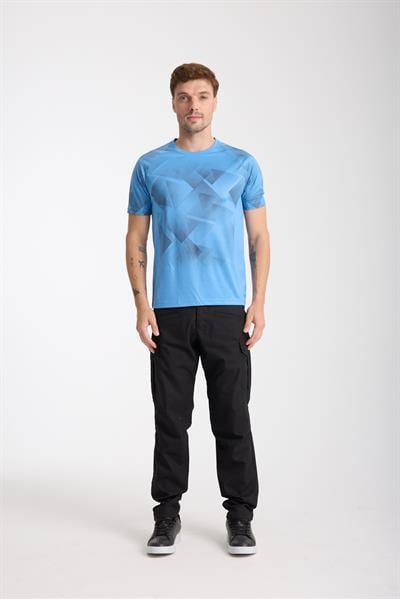 DryTouch Kumaş Bisiklet Yaka T-Shirt – Su Emme ve Terletmeme Özelliğiyle Konforlu