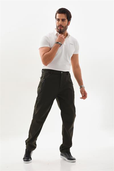 Düz Su Geçirmez Softshell Pantolon