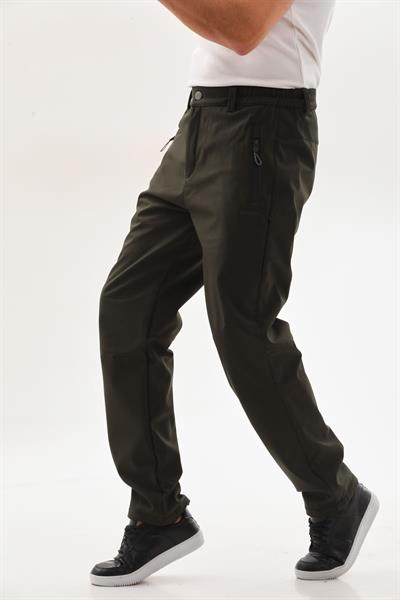 Düz Su Geçirmez Softshell Pantolon
