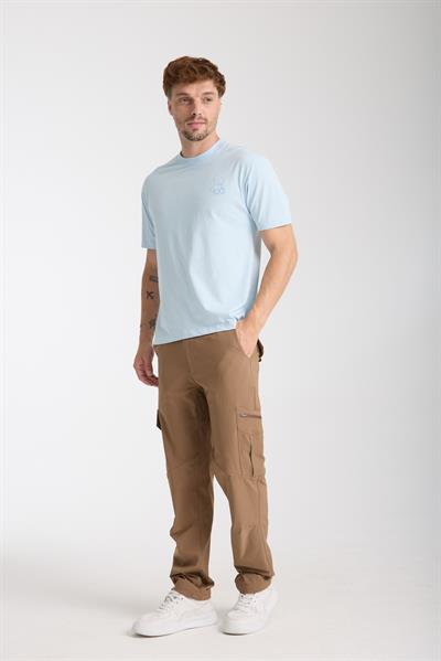 Erkek %100 Pamuk Relax Ayı Nakışlı T-Shirt