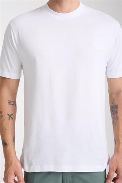 Erkek %100 Pamuk Relax Ayı Nakışlı T-Shirt