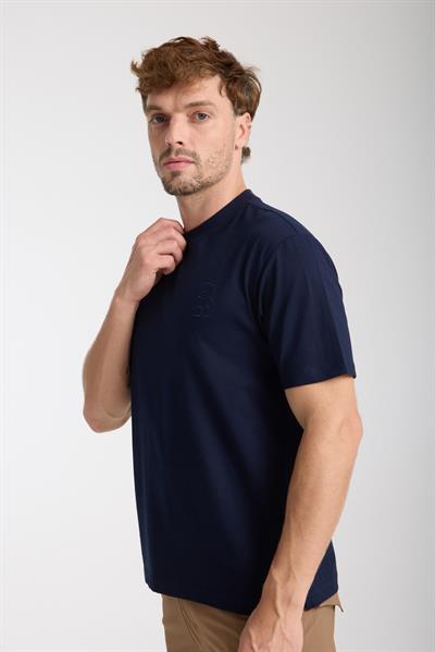 Erkek %100 Pamuk Relax Ayı Nakışlı T-Shirt