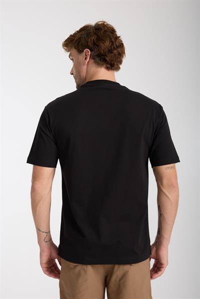 Erkek %100 Pamuk Relax Ayı Nakışlı T-Shirt