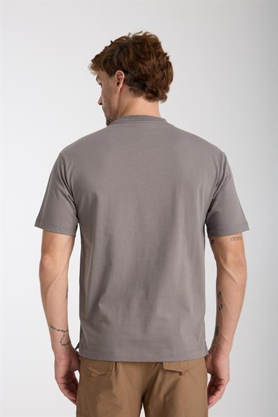 Erkek %100 Pamuk Relax Ayı Nakışlı T-Shirt