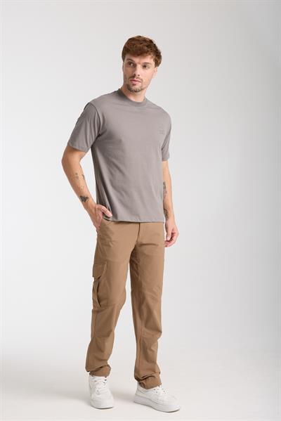 Erkek %100 Pamuk Relax Ayı Nakışlı T-Shirt