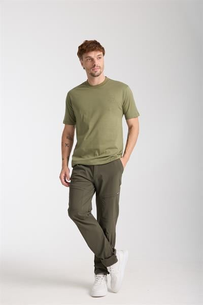 Erkek %100 Pamuk Relax Ayı Nakışlı T-Shirt