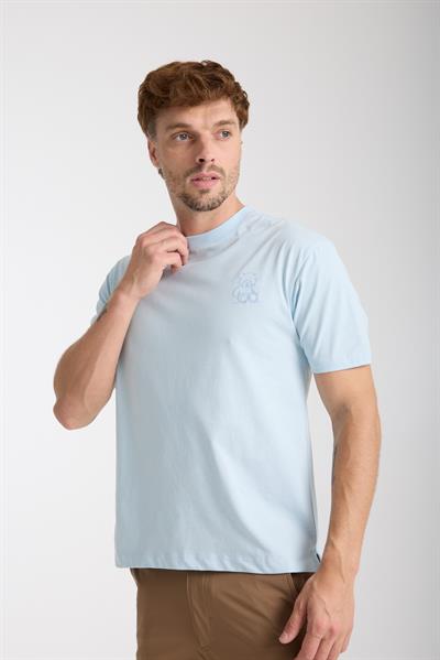 Erkek %100 Pamuk Relax Ayı Nakışlı T-Shirt