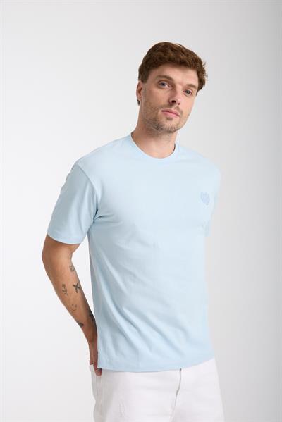 Erkek %100 Pamuk Relax Fit Baykuş Nakışlı T-Shirt