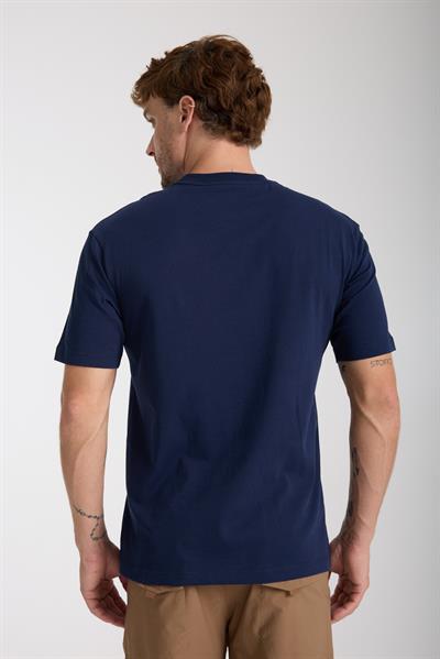 Erkek %100 Pamuk Relax Fit Vahşi Ayı Nakışlı T-Shirt