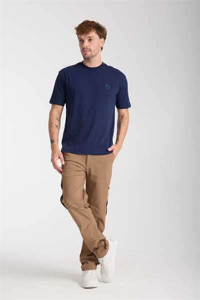 Erkek %100 Pamuk Relax Fit Vahşi Ayı Nakışlı T-Shirt