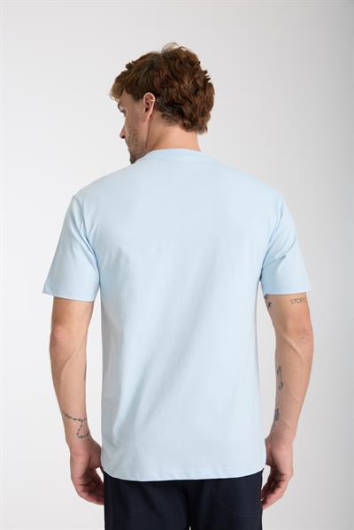 Erkek %100 Pamuk Relax Fit Vahşi Ayı Nakışlı T-Shirt