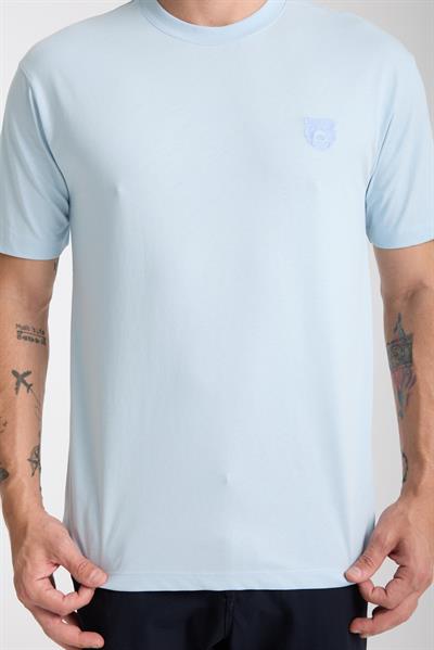 Erkek %100 Pamuk Relax Fit Vahşi Ayı Nakışlı T-Shirt