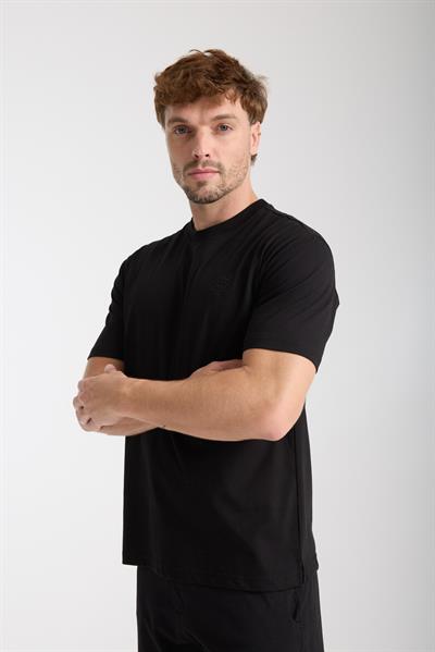 Erkek %100 Pamuk Relax Kaplumbağa Nakışlı T-Shirt