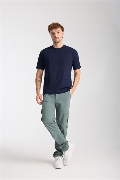 Erkek %100 Pamuk Relax Nakış Detaylı T-Shirt