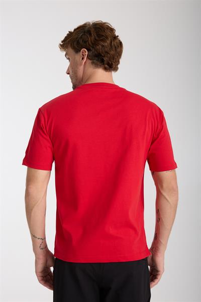 Erkek %100 Pamuk Relax Nakış Detaylı T-Shirt