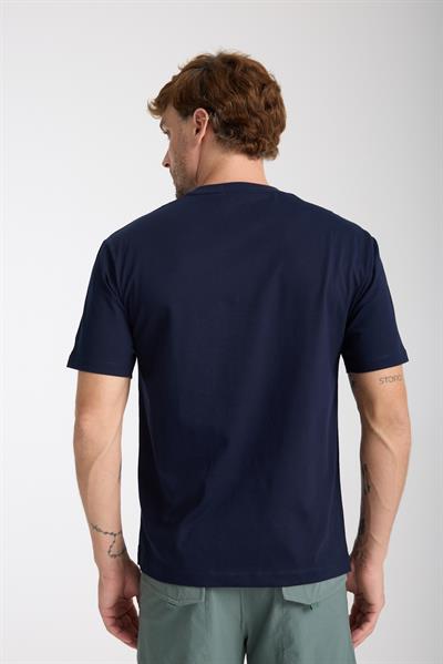 Erkek %100 Pamuk Relax Nakış Detaylı T-Shirt