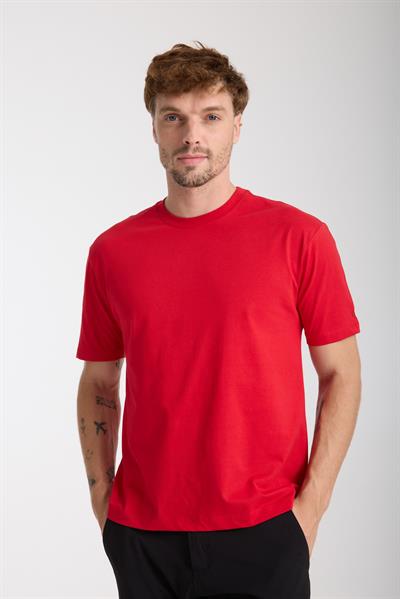 Erkek %100 Pamuk Relax Nakış Detaylı T-Shirt