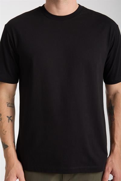 Erkek %100 Pamuk Relax Nakış Detaylı T-Shirt