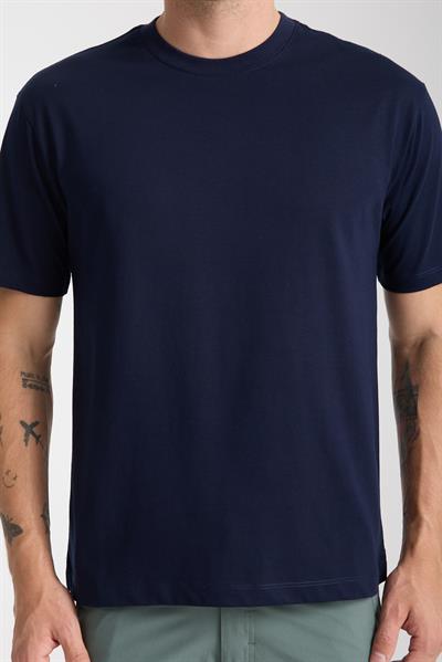 Erkek %100 Pamuk Relax Nakış Detaylı T-Shirt