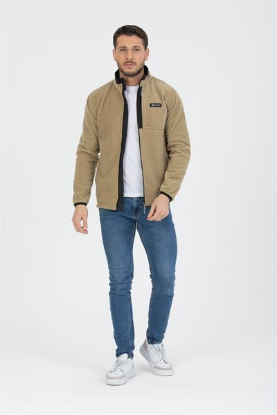 Fermuarlı Garnili Polar