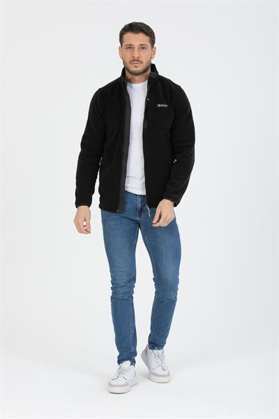 Fermuarlı Garnili Polar