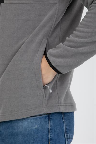 Fermuarlı Garnili Polar