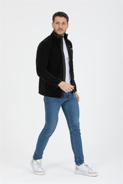 Fermuarlı Garnili Polar