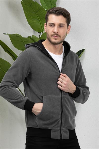 Kanguru Cepli Kapşonlu Polar