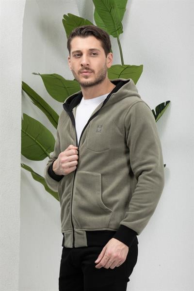 Kanguru Cepli Kapşonlu Polar