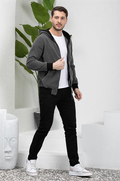 Kanguru Cepli Kapşonlu Polar