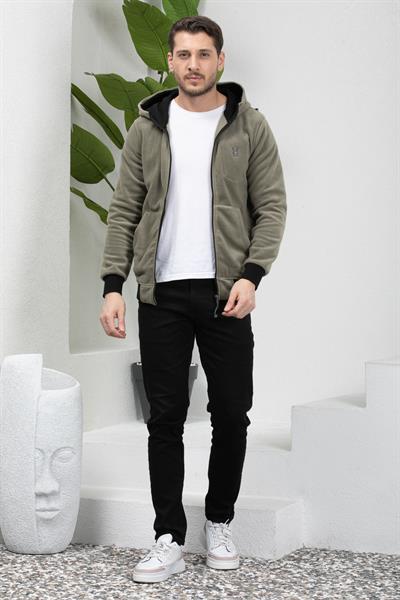 Kanguru Cepli Kapşonlu Polar