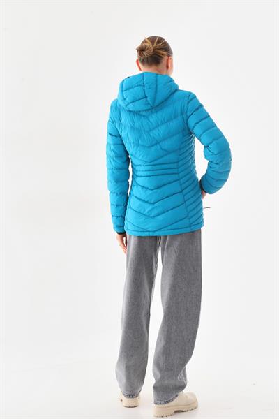 Kısa Hafif Şişme Mont