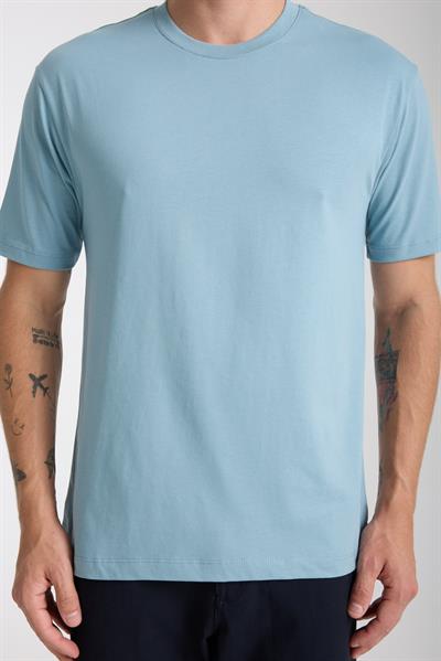 Erkek %100 Pamuk Relax Nakış Detaylı T-Shirt