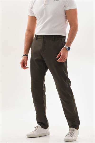 Polarlı Düz Kışlık Pantolon 