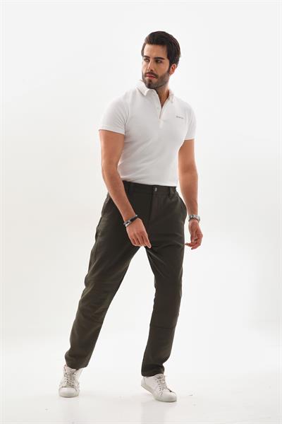 Polarlı Düz Kışlık Pantolon 