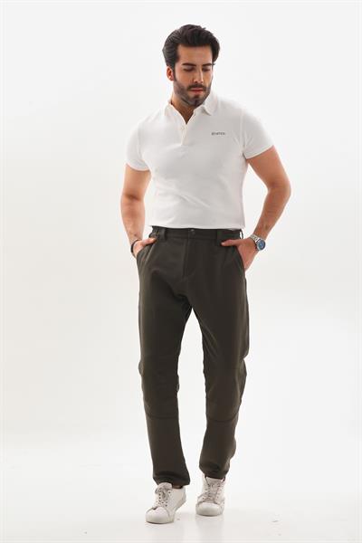 Polarlı Düz Kışlık Pantolon 