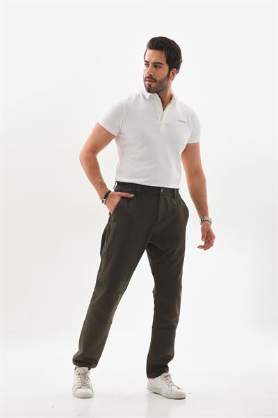 Polarlı Düz Kışlık Pantolon 