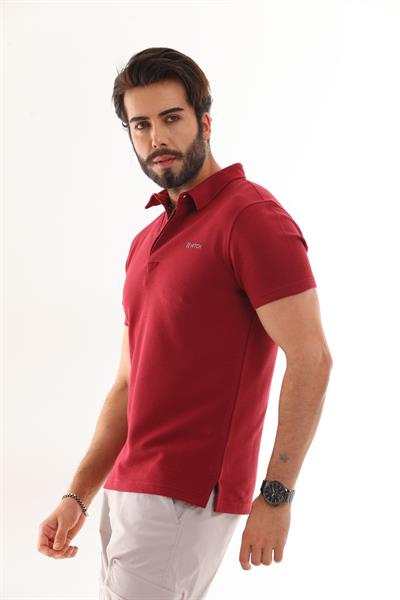Polo Yaka Otoman Kısa Kol T-Shirt