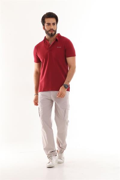 Polo Yaka Otoman Kısa Kol T-Shirt