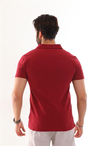 Polo Yaka Otoman Kısa Kol T-Shirt