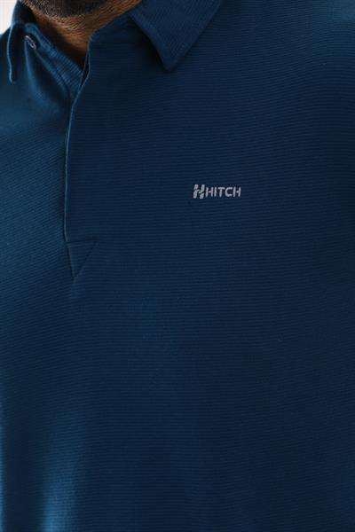 Polo Yaka Ottoman Uzun Kol T-Shirt